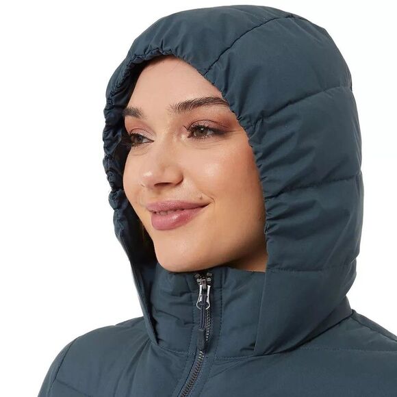 32 Degrees Womans Large Blue Winter Tech Puffer Jacket 1699330 Coat Rain Lrg L - Picture 8 of 15